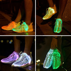 Zapatos luminosos de diseño para niños y mujeres, zapatillas ligeras con carga USB, Led parpadeantes para Halloween, venta al por mayor, 2022 - Product Image 4