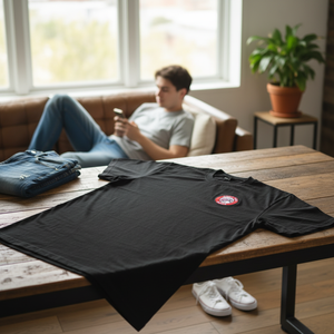 T-shirt en coton épais unisexe Design surdimensionné de haute qualité Épaule tombante Logo personnalisé Motif 3D Avantage d'usine pour hommes - Product Image 3