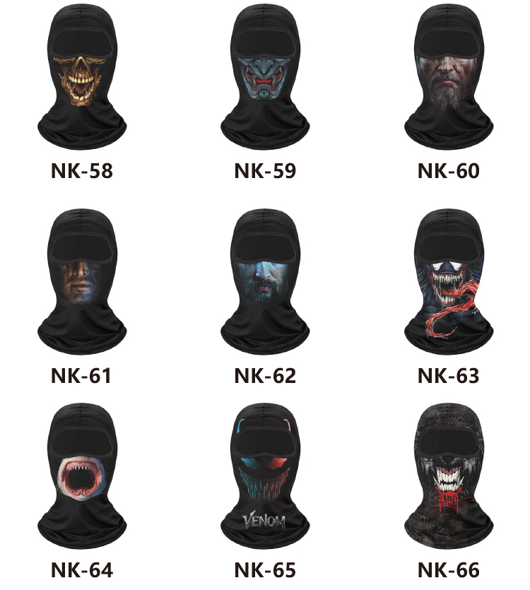 Balaclava Fantasma - Maschera Completa Unisex - Skull Design - Per Moto, Sci E Sport - Foto 3