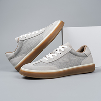 Chaussures de marche décontractées pour hommes, durables et respirantes, avec support OEM/ODM personnalisé, confort supérieur, baskets d'entraînement.