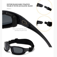 Nouvelles lunettes de cyclisme anti-vent avec protection UV400, lunettes de protection oculaire colorées pour l'extérieur, unisexes, vision nocturne, pour la randonnée dans le désert