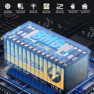 แบตเตอรี่ลิเธียมไอรอนฟอสเฟต Lifepo4 12v 12.8v 200Ah แบบ Deep Cycle อายุการใช้งานยาวนาน สำหรับเก็บพลังงานแสงอาทิตย์ - Product Image 4
