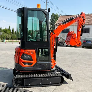 Miễn phí vận chuyển mini máy xúc 1.5 2 3 tấn thủy lực nhỏ gọn máy xúc