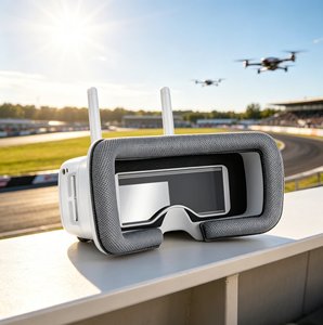 Lunettes FPV numériques micro VR100 de 3 pouces, 5.8G 40CH, recherche automatique, mise au point réglable, écran LCD, pour accessoires de drone FPV - Product Image 1