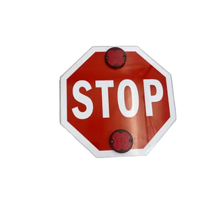 Bras d'arrêt d'autobus scolaire électronique automatique Panneau de signalisation à LED Feux de circulation - Product Image 1