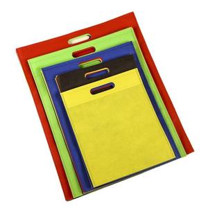 Bolsas troqueladas no tejidas ecológicas con impresión de logotipo personalizado, bolsa de compras reutilizable, venta al por mayor a granel - Product Image 4