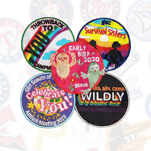 Tùy Chỉnh Quần Áo Trucker Hat Ba Lô Sắt Trên Vá Huy Hiệu Băng Tay Thêu Vá - Product Image 3