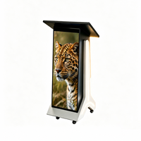 Pupitre LED mobile P1.8 avec écran, portable, couleur pleine, animation, à poser au sol pour les services religieux, les bureaux, les réunions, grand format