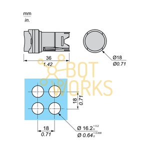Schneider Electric ZB6AE4 - Nuovo - Product Image 1