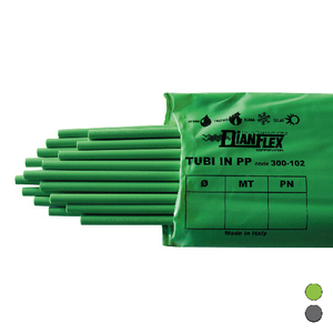 Tubi in PP 25 x 4,2 Grigio 4 Mt Bianflex Made in Italy - Product Image 1