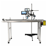 Imprimante jet d'encre TIJ en ligne avec système d'inspection par vision intelligente pour la vérification automatique de la date d'expiration, du code-barres et du code QR