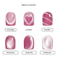 Outil professionnel JIEDAN pour l'art des ongles en 3D, stylo magnétique spécial en plastique amovible double face, détachable, boîte