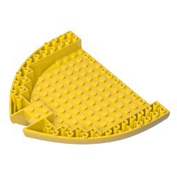 Compatible con Bloques de Construcción 64651, Parte del Casco del Barco, para Kits de Modelos Educativos con Temática de Transporte, Plástico ABS, 0-38 Piezas - Product Image 3