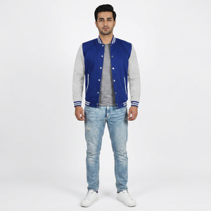 <b>Men's</b> Varsity Jacket Wool Variety of Styles Baseball Varsity Jacket for <b>Men</b> and Women Woolen <b>Coats</b> - Product Image 1