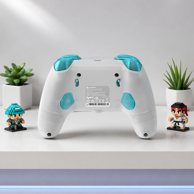 Stylish Floral Printed Wired Game Controller with High Sensitive Buttons for xbox Series Console Pc Home Video Game Playing
