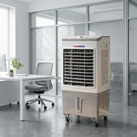 Ventilateur rafraîchisseur d'air portable avec purificateur d'air, faible bruit, économie d'énergie, minuterie 3 vitesses - Flux d'air puissant pour utilisation en voiture et en garage