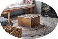 Tapis écologique intérieur extérieur résistant aux taches réversible antidérapant doux lavable ignifuge fait main chanvre jute sisal tapis