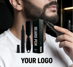 Stylo <span class=keywords><strong>de</strong></span> remplissage pour <span class=keywords><strong>barbe</strong></span> et sourcils rafraîchissant pour homme avec brosse et solution, pratique pour le modelage quotidien - Product Image 2