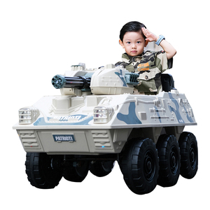Voiture électrique pour enfants garçon voiture à six roues bébé réservoir adulte voiture blindée enfants télécommande <span class=keywords><strong>jouet</strong></span> décrochage - Product Image 1