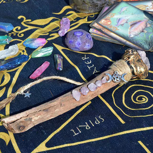 Bacchetta Magica in Cristallo Naturale Personalizzata all'Ingrosso, Quarzo Rosa, Ametista, Citrino, Ramo <span class=keywords><strong>di</strong></span> Cristallo - Product Image 2