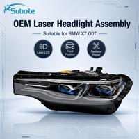 Phares LED laser d'occasion de haute qualité pour BMW X7 G07, ensemble de phares avant de voiture, remplacement OE