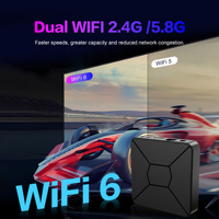 MORTAL Q5 Plus Android 14 TV Stick 4K Boîtier Smart TV 2GB+16GB Lecteur Multimédia IPTV Double WiFi Commande Vocale