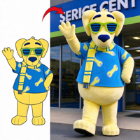 Costume de mascotte tigre en mousse personnalisé, durable et respirant, pour adulte, idéal pour les équipes sportives et les cérémonies d'ouverture