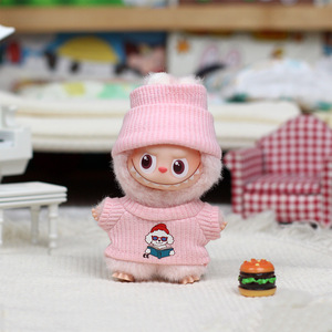 Conjunto de Ropa de Invierno para Muñeca Mini Labubu de Cuarta Generación, Llavero de Vinilo, Atuendo Corazón 4.0 para Muñeca Bubu de 10cm, Accesorio de Juguete Unisex - Product Image 3