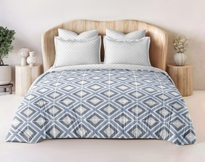 Ensemble de literie en microfibre 100% premium, super king, 3 pièces, texture lisse, tissu sans plis, lavable en machine, entretien facile - Product Image 5