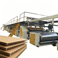 Machine de fabrication de carton ondulé 3 plis de 1800 mm, ligne de production de carton ondulé 3 plis, machine à carton ondulé 3 plis