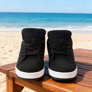 Zapatillas Casuales con Cordones para Hombre y Mujer, Blancas, con Punta de PVC, Estilo Urbano, Bajas, Transpirables, para Primavera/Invierno - Product Image 3