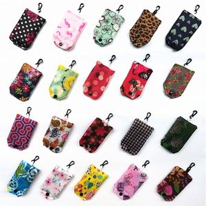 Foldable Polyester Reusable Shopping <b>Tote</b> <b>Bag</b> in Stock Custom Logo Print Creative Floral Gift Storage Handbag - Product Image 2
