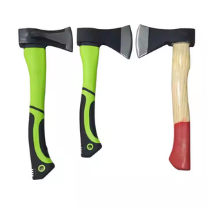 High Carbon Steel Flat <b>Axe</b> Head with Fiberglass Handle-Industrial Grade DIY for Outdoor <b>Wood</b> and Agriculture - Product Image 6