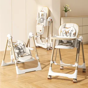 Baby High Chair Portable High Chair Baby Feeding Adjustable Removable Safety Children Dining Chair Restaurant Baby High Feeding