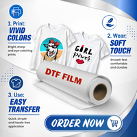 Film PET mat double face de 60 cm pour imprimante DTF, impression par transfert thermique