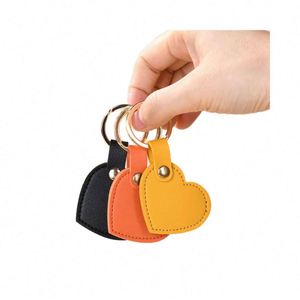 Creative Heart-Shaped Car Key Ring Love Leather Keychain Metal Pendant PU Leather Key Chain Decoration Accessories Small Gift - Product Image 5