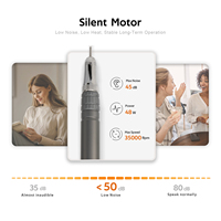Nouvelle Arrivée 2025 – Ponceuse à Ongles Électrique Puissante 48W avec Kit de Forets Gratuits, Moteur Brushless à Couple Élevé, Professionnelle et Portable en Plastique