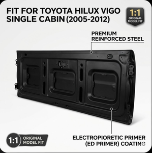 Puerta Trasera Central sin Orificios para Toyota Hilux <span class=keywords><strong>Vigo</strong></span> Cabina Simple 2005-2012, Piezas de Carrocería - Product Image 2
