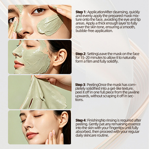 แป้งมาส์กหน้าแบบนุ่มสูตรเฉพาะคอลลาเจนคาเวียร์โรสคลอเรลล่าสำหรับผิวมันแบบอ่อนโยน - Product Image 4