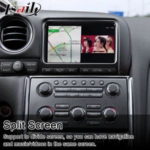 Lsailt 8G sans fil <span class=keywords><strong>Apple</strong></span> CarPlay Android Auto Solution Interface avec NetFlx, sortie vidéo pour moniteur d'appui-tête pour GT-<span class=keywords><strong>R</strong></span> GTR R35 - Product Image 4