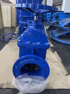 Vanne à opercule en fonte ductile DN <span class=keywords><strong>350</strong></span> PN10/16 DIN3203 F4 avec extrémité à bride et actionneur électrique - Product Image 3