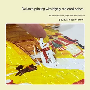 Puzzle de paysage peint à la main de 1000 pièces, personnalisé, jouet éducatif de décompression pour adultes et enfants, jeux de puzzle DIY personnalisés, cadeau - Product Image 3