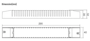 Dali DT8 Driver CCT Dimmable Constant Voltage Dali Dimming Linear Led Dimming 75W LED Dali Driver