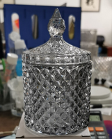 Vente en gros de pots en verre parfumés à la cire de soja 100% biologique faits à la main et écologiques avec couvercles pour la décoration intérieure et les mariages