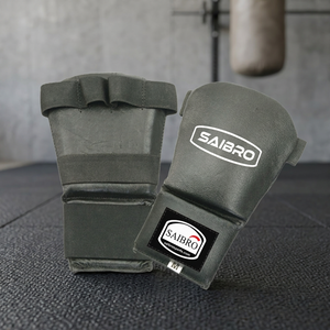 Fashionable Custom Made Karate Training Mitts Customizable Logo Karate Gloves for MMA Kick Boxing Made of <b>Synthetic</b> <b>Leather</b> - Product Image 3