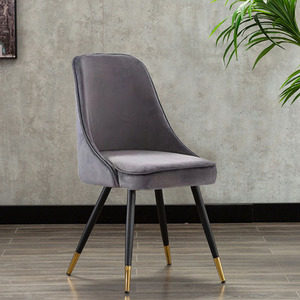 Meubles de salle à manger de luxe, chaises de salle à manger en velours vert à dossier haut, revêtements en <span class=keywords><strong>tissu</strong></span> modernes pour restaurant - Product Image 5