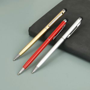 Stylos à bille sportifs personnalisés avec logo imprimé au laser, vente en gros directe d'usine, crayons promotionnels en métal avec logo, très demandés - Product Image 4