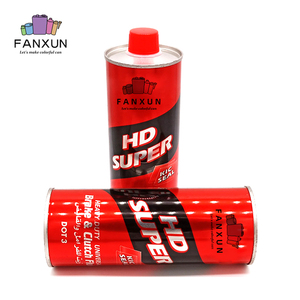 Nhà Sản Xuất Của 1 Lít In Dầu Phanh Có Thể Rỗng Dot 3 Container Cho Chất Lỏng Phanh Sơn Hóa Chất Biểu Tượng Tùy Chỉnh In Ấn - Product Image 6