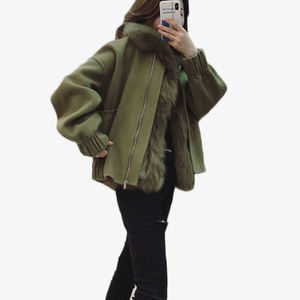 Quattro Metodo Spogliatoio Ragazze di Inverno <span class=keywords><strong>Pelliccia</strong></span> di Volpe Parka <span class=keywords><strong>Cappotto</strong></span> - Product Image 1