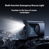 Compresseur d'air pour voiture à double écran numérique, 150 PSI, 100 W, 25 L/min, en ABS, gonfleur de pneus sans fil pour véhicules électriques